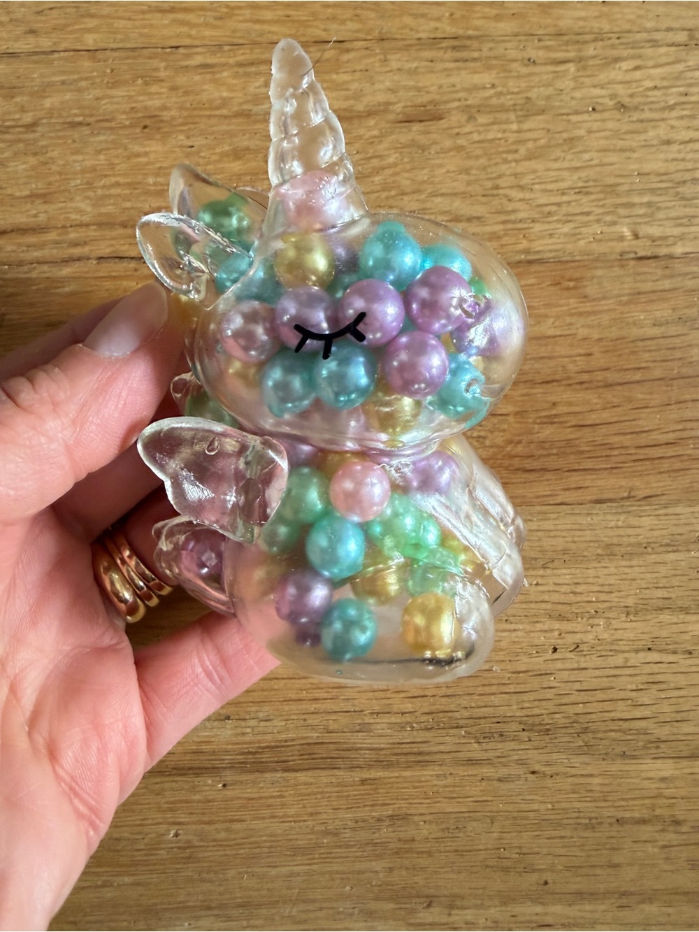 New Scrunchems ASMR Pastel Rainbow Unicorn Squish Sensory Squishy Stress Toy 3+